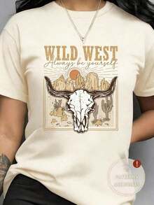 Nueva Colección 2026: Camiseta de Algodón ¡Novedad! Blusa de manga corta para mujer, diseño liso, para estar en casa o para uso casual. Oferta por tiempo limitado. Preciosa blusa, cómoda y de largo regular. Lavable aáquina. Algodón ligero. - Albaricoque - Ver 12