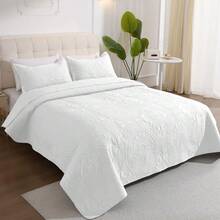 Colcha Bouti Estampada Cama 90cm,105cm,135cm,150cm,180cm, Cubre Cama Reversible con 1 o 2 Funda de Cojín, Suave y Ligera Primavera Verano - Estampado 9 - Ver 2