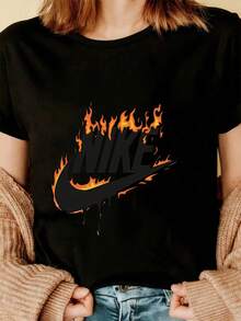 Women T-Shirts - Black - View 3
