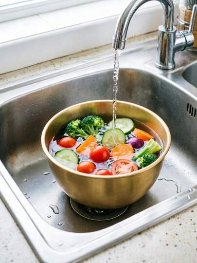Ölçü işaretli 3 parçalı/1 parçalı paslanmaz çelik karıştırma kabı seti, yuvarlak sebze temalı kaseler, salata kaseleri, yıkama kaseleri, mutfak hazırlığı ve saklama için uygun, barbekü ve açık hava yemekleri için mükemmel.