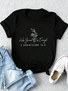Women T-Shirts - Black - View 1