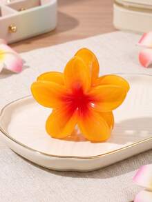 4 chiếc kẹp tóc hình hoa cho nữ, kẹp tóc hoa sứ lớn cho tóc dày, kẹp tóc hoa Hawaii chống trượt, phụ kiện tóc mùa hè cho kỳ nghỉ biển, kẹp tóc mùa hè. - Nhiều màu - Xem 4