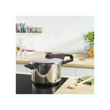 T-Fal Secure Click Pressure Cooker, 8 Liter Capacity, Stainless Steel, Silver, Model P2584403, 5 Protection Systems - View 5