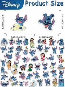 51 miếng dán hình Stitch của Disney, phim hoạt hình Lilo Pelekai, dùng để dán lên laptop, vali, ván trượt, xe đạp, điện thoại. Quà tặng. - A - Xem 11