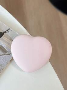 1 cái giá đỡ điện thoại hình trái tim bằng silicon màu trơn, có thể mở rộng để xem video trên bàn. - Nhiều màu - Xem 6