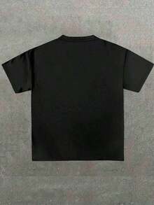 ropa de mujer 1 pieza de camiseta gráfica de algodón, talla grande, ropa de San Valentín para mujer, camisetas estampadas con diseño de teléfono rotatorio de estilo retro de moda 2026, casuales y cómodas, adecuadas para uso diario, muy adecuadas como regalos de cumpleaños para familiares y amigos. Vestido de San Valentín, Y2K, Camisa Oversize para Hombre, Tops de Verano  100% Algodón, Todos los diseños están impresos. Unisexo. camisas de mujer - Negro - Ver 2