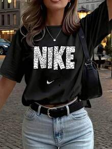 Women T-Shirts - Black - View 6