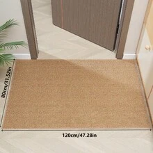 1pc Machine Washable Non Slip Doormat,Soft Absorbent And Stain Resistant Kitchen Rugs For Sink Hallway Bathroom And Laundry - Camel - View 7