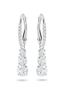 1 Đôi bông tai dáng dài đính đá Cubic Zirconia cao cấp dành cho nữ, thích hợp làm quà tặng đám cưới, lễ đính hôn, kỷ niệm, ngày Valentine. - 8# - Xem 9
