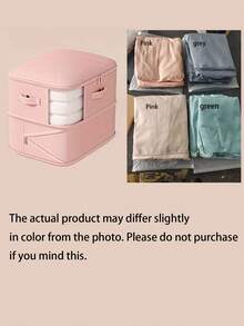 Compression Storage Bags / Clothing Organizers / Travel Organizer Set - Versatile Compression Bags Suitable For Clothing And Bedding. Features A Dual-Layer Design And A Double-Zipper Configuration. Unisex Style - Multicolor - View 7