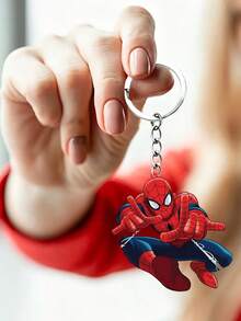 Marvel Spider-Man, Avengers Zinc Alloy Keychain Set, Cute Superhero Keychain, Acrylic Pendant, Small Gift Accessory - Multiple Styles - View 1