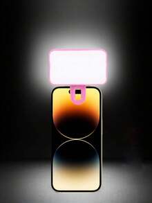 Baijun XU 1 buah Lampu Pengisi LED Suhu Warna Ganda Modern, 3 Mode Pencahayaan, Lampu Pengisi Jepit Portabel untuk Riasan, Siaran Langsung, Konferensi Video, Perangkat Pencahayaan Video/Fotografi Jepit Isi Ulang untuk Ponsel Pintar, Laptop, Kamera. Hadiah Hari Ibu untuk Ibu - Lampu tiga warna - View 7