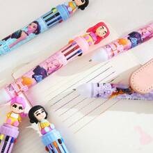 Bút bi in hình nhóm nhạc nữ quỷ 3D K-POP – Bút viết và ghi chú sống động dành cho bé gái, thích hợp làm quà tặng lễ Phục sinh, Ngày Valentine và Năm mới, đồ dùng cho các buổi ngủ qua đêm và đồ dùng học tập. - Nhiều màu - Xem 6