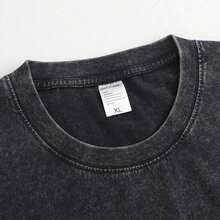 Letter Print T-Shirts For Women, Oversized Graphic Tees For Women And Teens, Y2k Short Sleeve Floral Print Graphic Tees, Aesthetic Summer T-Shirts, Cute And Preppy Women's Clothing For Vacation, Days Off, Everyday Casual Fashion And Versatility. - 黑色 - 查看 4