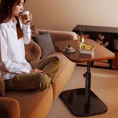 Bàn trà nâng hạ điều chỉnh được - Bàn phụ di động đa chức năng, phù hợp cho ghế sofa, phòng ngủ, không gian nhỏ, dễ di chuyển, thiết kế hiện đại.