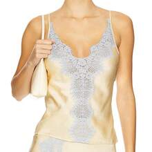 Conjunto de dos piezas ajustado de retazos de encaje para mujer, Top Sexy con cuello en V y falda larga, traje de verano sin mangas calado a la moda - 02 Falda - Ver 2