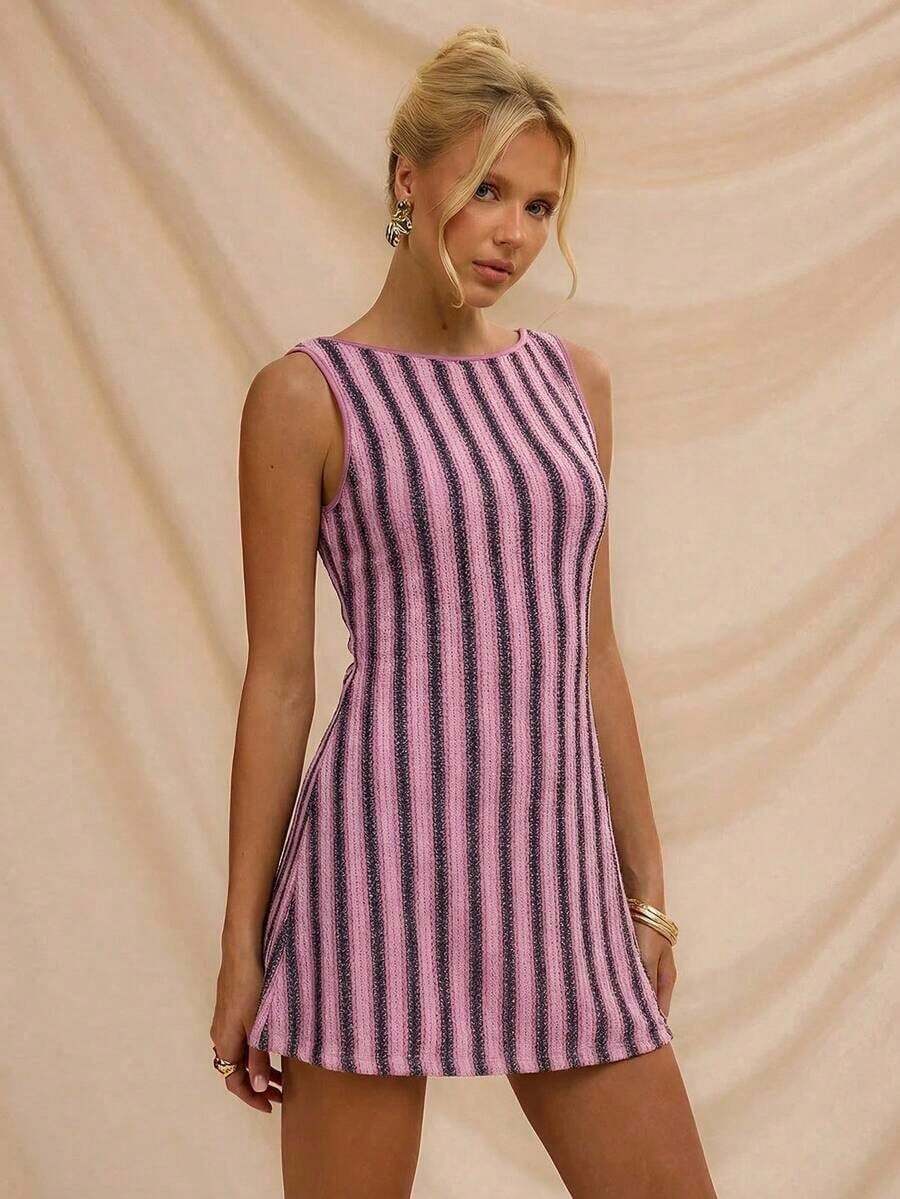 Vacaciones en la Playa, Verano, Feria Renacentista, Concierto Campestre, Vestido Y2K, Graduación, Salida, Festival de Música, Atuendo para el Aeropuerto, Pascua, Tops Boho de Verano, Día de la Madre de Verano, Atuendo de Graduación, Vestido de Mujer - Morado - Ver 1