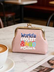 Vintage Colorful Coin Purse For Women, Retro PU Leather Small Wallet With Metal Clasp, Suitable For Hoodie Pocket Or Mini Crossbody Bag, Great For Student Back To School Gift, Teacher's Day Gift, Mother's Day Gift, Wedding Bridesmaid Gift, Party Essential, Cute Christmas Stuffer, Bingo Night Accessory, Graduation Gift For Her - Multicolor - View 9