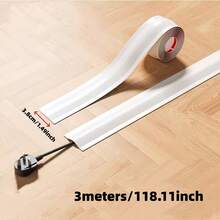 1 Roll 3 Meters/118.11in Self-Adhesive Cable Organizer Trunking, For Fixing Wires, Flexible Cable Protector, Easy Installation, Designed For Concealing Network Cables And Power Cords, Suitable For Surface Mounting - A - View 16