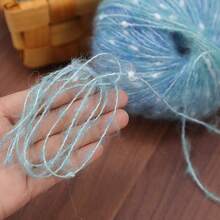 CHARM ELVES 3卷装多色渐变彩虹马海毛纱线,手工DIY编织材料,钩针细线,可用于制作时尚镂空针织衫、毛衣、帽子、围巾、披肩、背心、开衫等,男女皆宜。 - 3pcs=150g - 查看 7