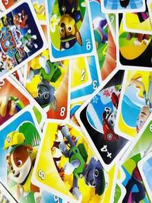 Paw Patrol 1 Set Of Woowa Team Flipover Game Family Entertainment Board Game, Interesting Poker Toy Gift Box, Card Game, Birthday Gift, New Year Gift, Valentine's Day Gift, Easter Gift - Multicolor - View 3