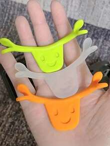 1/3pcs Silicone Facial Muscle Trainer, Face Lifting Tightening Tool, Anti-Aging Facial Exercise Equipment, Unisex Portable Beauty Accessory, Daily Home Skincare - Multicolor - View 5