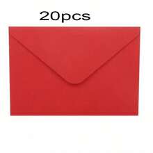 20/50pcs Paper Envelopes, Self-Sealing Invitation Envelopes, Mini, Medium, Large Colored Paper Envelopes With Window, Suitable For Holiday, Wedding, Party, Birthday And Christmas Celebration Cards/Notes - Square - View 13