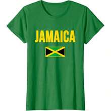 Jamaican Flag Jamaica T-Shirt - Black - View 11