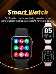 Unisex Smart Watch, 1.85" Full Touch Screen, Multiple Sports Modes, Durable For Outdoor Use, Featuring Notifications, Weather Display, Camera Control, 240p Screen Resolution, 200mAh Battery, IPS Screen, Lithium-Polymer Battery, USB Charging, Multi-Language Support - Black - View 5