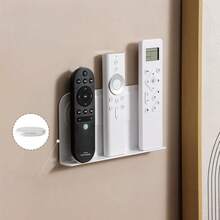1/2pcs Household Magnetic Remote Control Storage Rack Magnetic Absorption Nano Rack Wall Hanging Rack Scissors Key Storage Rack - Blanco C4191A - Ver 4
