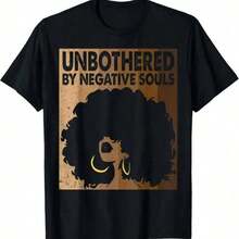 Camiseta Creativa de Moda para Mujer, Diseño Divertido, Ligera, Cuello Redondo, Puro, Casual, Manga Corta, Regalo Diario, Ropa para Fiestas y Vacaciones, Diseño Elegante e Interesante, Cómoda de Usar, Ideal para el Día de la Madre, Transpirable y Confortable, Uso Diario, Para Parejas, Estilo Gráfico Moderno - Negro - Ver 7