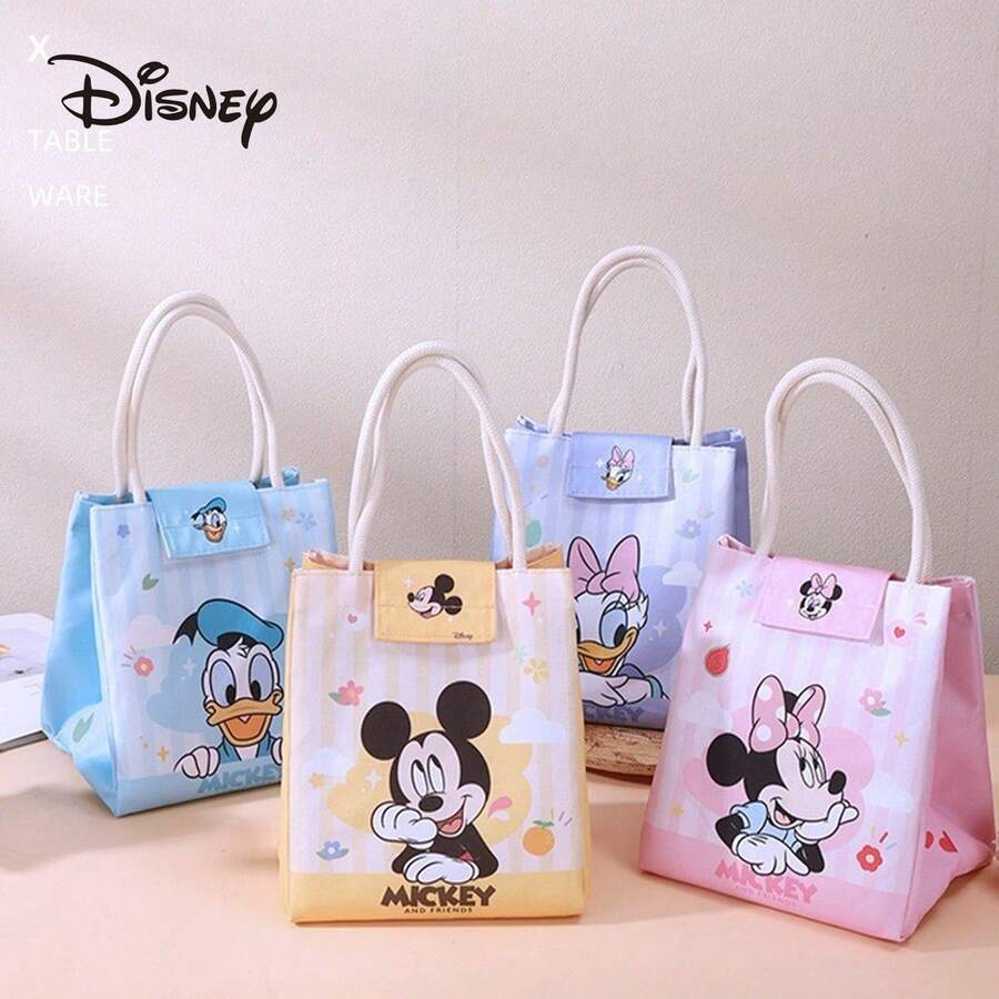 Disney Cartoon Lunch Box Bag - Portable Lunch Box With Cute Insulated Storage Bag, High Quality Appearance, Strong Portability - Conventional - View 1