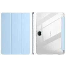 Tương thích với Honor Pad 10 2025 (12.1 inch)/V9 2025/X9 Pro 2024 2025/X8a 2024/X9 2023/X8 Pro 2023/V8 Pro 2022/Pad 9 2023/MatePad 11 2023/ MatePad Se 11 2024/MatePad 11.5 S 2024/2025 (11.5 inch)/ Xiaoxin Pad 11 2025 (11 inch)/ Xiaoxin Pad 2024 (11 inch). Ốp máy tính bảng gấp ba trong suốt bằng acrylic với khe cắm bút. - Màu xanh nhạt - Xem 3
