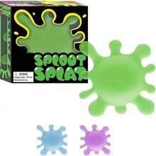 1pc Squishy Stress Relief Toy, Slow Rebound Sensory Squeeze Ball Fidget Toy (Random Packaging: OPP Bag Or Box) - Multicolor - View 7