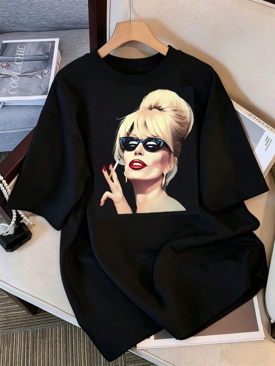 Patsy Stone, Absolutely Fantastic, Joanna Lumley - Black - View 1