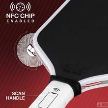 1pc JOOLA Pro IV Pickleball Paddle - Carbon Fiber Surface, 16mm Polypropylene Honeycomb Core - Textured Grip Provides Power And Spin - Suitable For Matches And Daily Practice, Suitable For All Players Pickleball Paddle - Multicolor - View 4