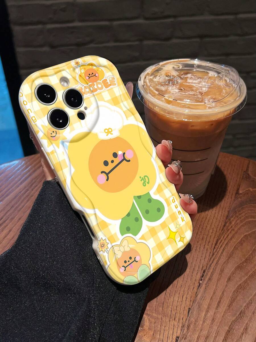 Pegatinas con temática de chef y girasoles amarillos.funda de teléfono Fundas compatibles con ,Apple,VIVO,OPPO,,, y Honor.Fabricadas en silicona TPU,ofrecen protección contra golpes y caídas. - Blanco - Ver 1