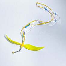 Cat Teaser Wand Toy Accessories, Realistic Insect Cat Toy Replacement, Soft Ribbon Cat Toy Lure Stick With Artificial Feathers, Suitable For All Cats - View 9