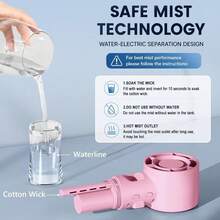 New Handheld Mist Fan, USB Rechargeable Portable Water Spray Fan For Students And Outdoor Use - Handheld - View 6
