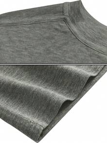 Camiseta de manga corta con cuello redondo para mujer, estilo europeo y americano, ligera y transpirable, con un diseño de inspiración estadounidense que presenta los motivos de 1776 y la bandera nacional, adecuada para uso casual en otoño, una blusa estampada a la moda y cómoda, versátil y de estilo urbano - Transpirable y agradable para la piel. - Gris - Ver 5