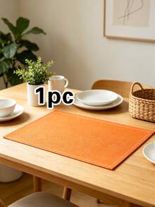 Bộ 1/2/4 tấm lót bàn bằng vải trang trí, thích hợp cho tiệc cưới, tấm lót bàn bằng nhựa PVC tối giản và phong cách, tấm lót máy pha cà phê, thảm cách nhiệt chống trượt, thích hợp cho tiệc cưới, lễ hội, dã ngoại, tiệc sinh nhật. - Nhiều màu - Xem 22