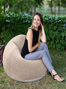 Inflatable Sofa Chair, Outdoor Portable Slouchy Sofa, Folding Sofa, Bean Bag Sofa Chair, Movie Night Sofa - Multicolor - View 8