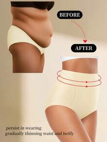 ZZL High Waist Shaping Panties | Seamless Tummy Control And Butt Lifting | High Compression For Everyday Use - Blue - View 9