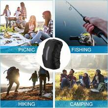 Pelindung Hujan Ransel Dua Lapis Reflektif Berkualitas Tinggi, Kapasitas 6,87-10,57 Galon, Jas Hujan Ransel Reflektif Ringan, Cocok untuk Bersepeda/Berkuda/Memancing/Berkemah/Perjalanan/Aktivitas Luar Ruangan - MultiWarna - View 7