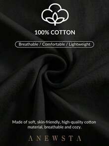 Camiseta Blanca de Cuello Redondo, Manga Corta, Casual, Adecuada para Vacaciones de Primavera a Verano, Ropa de Verano - Negro - Ver 4