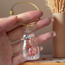 1pc Acrylic Transparent Pet Cat Hair Storage Box, Keychain Pendant Decor, Suitable For Tabby, Siamese, Calico Cats And More Breeds - Multicolor - View 9