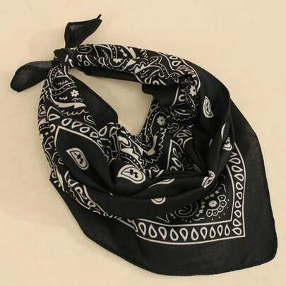 1pc Women's Fashion Accessory, Stylish Paisley Pattern Headscarf, Headband, Hair Tie, Suitable For Styling