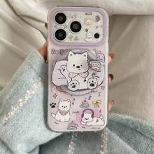 Giá đỡ điện thoại từ tính xoay hình chú chó bông, giá đỡ điện thoại tiện dụng khi xem phim truyền hình, giá đỡ điện thoại từ tính chống trượt (không bao gồm ốp điện thoại) - Nhiều màu - Xem 5