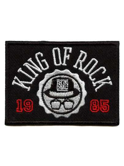 1pc Run DMC King Of Rock 1985 Patch Album Hip Hop Artist Embroidered Iron On