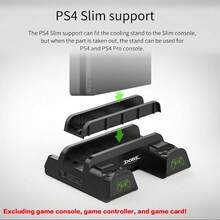 iplay P-4/P-4 Slim/P-4 Pro散热支架，P-4双手柄充电座，12槽立式充电底座，兼容P-4/Slim/Pro主机 - 查看 7